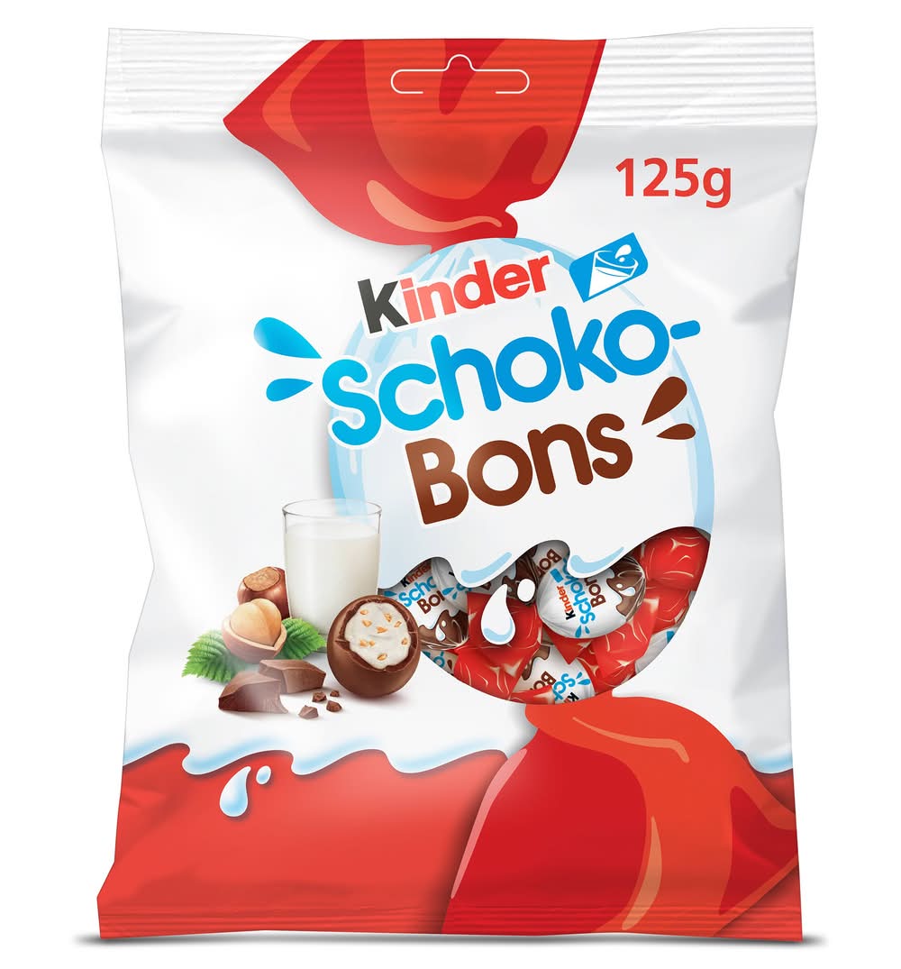 Huevos De Chocolate Relleno De Leche Y Avellanas Kinder Bolsa 125 G