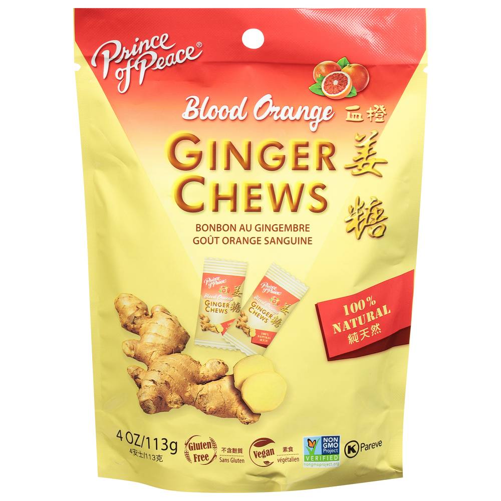 Prince of Peace Ginger Chews (blood orange)