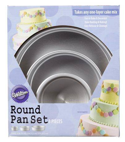 Wilton Aluminum Round Cake Pan Set