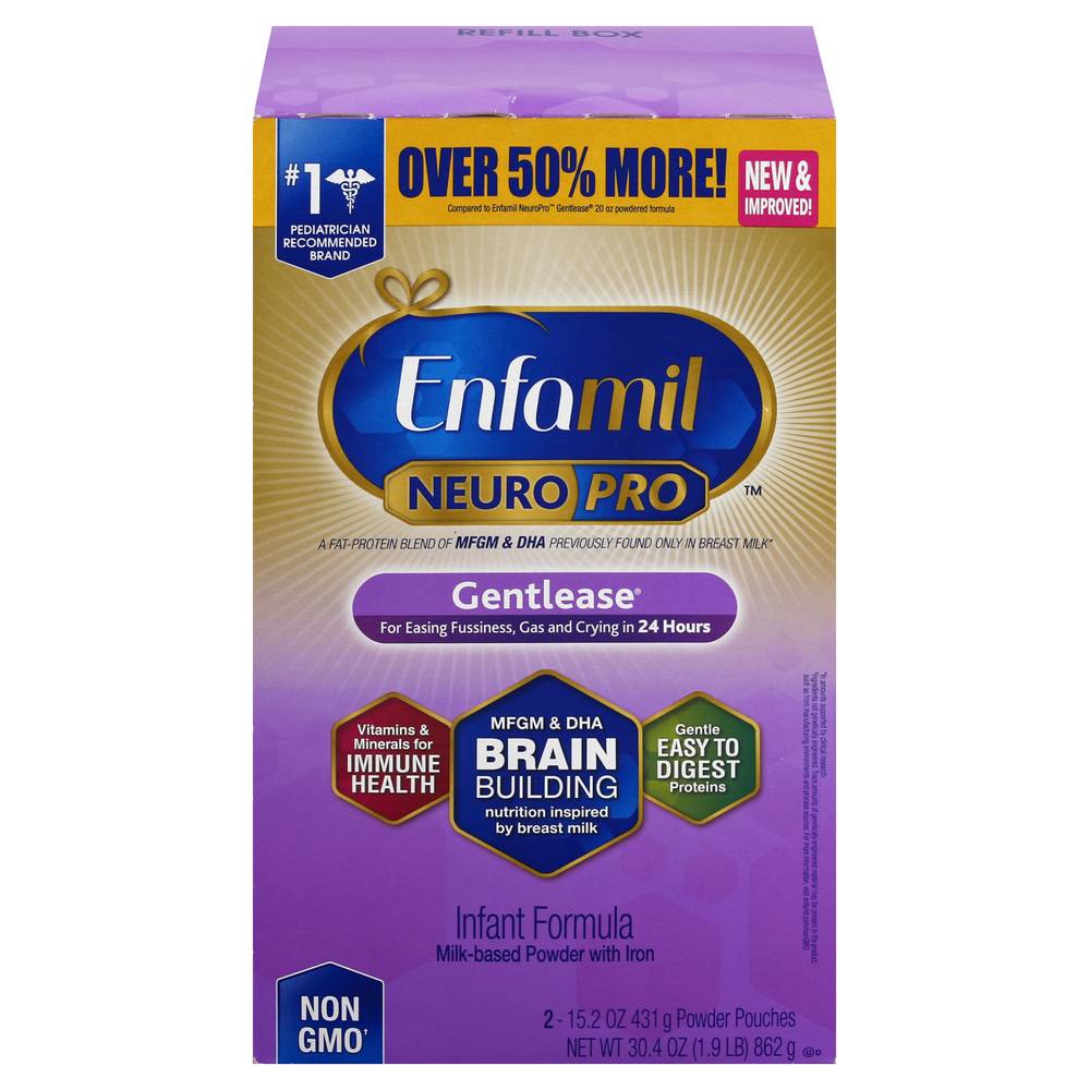 Enfamil Neuro Pro 0-12 Months Gentlease Infant Formula (2 ct)