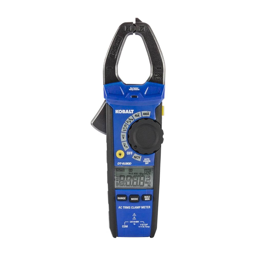 Kobalt Digital Display Clamp Meter Multimeter 400 Amp 600V | DT-9180D