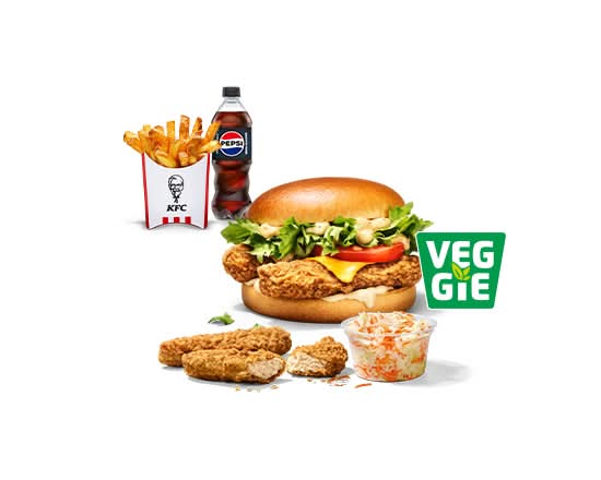 Colonel Veggie Burger Box
