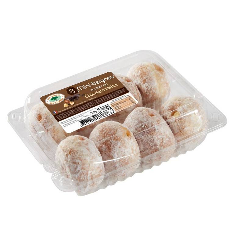 Délices des 7 Vallées - Mini beignets fourrés au chocolat noisettes (8)