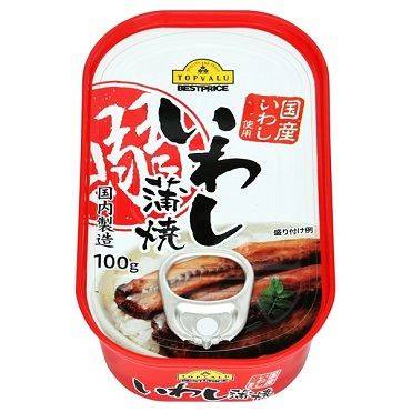 トップバリュ ベストプライス いわし蒲焼 100g