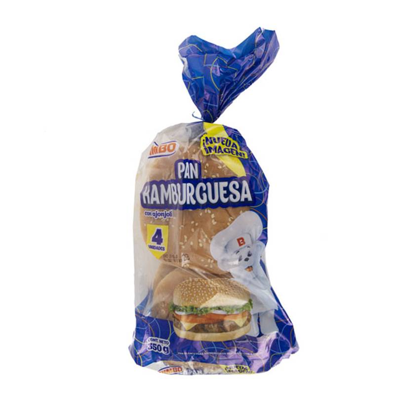 Bimbo pan para hamburguesa big (bolsa 350 g)