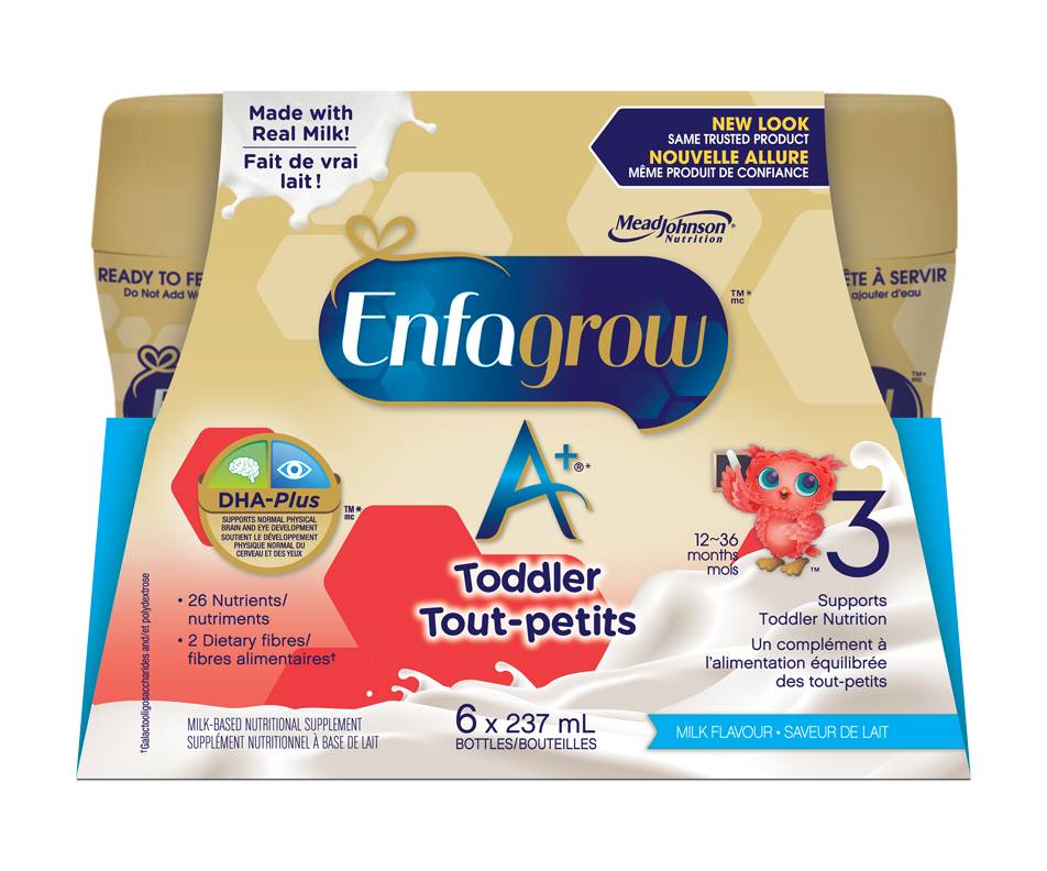 Enfagrow A+ Toddler Tout Petits For Age 12m-36m, Milk (1.42 L, 6 ct)