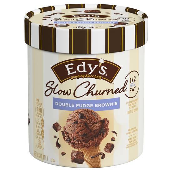 Edy's Slow Churned Double Fudge Brownie