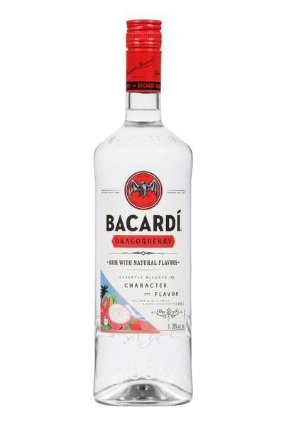 Bacardí Dragonberry Flavored White Rum (1L bottle)