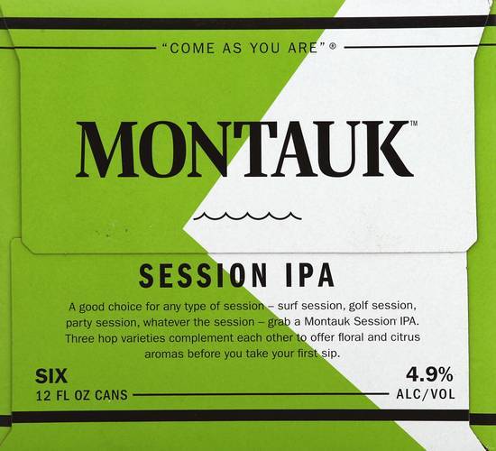 Montauk Session Ipa Beer (6 pack, 12 fl oz)