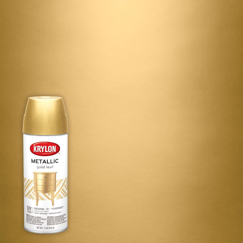 Krylon High-gloss Metallic Gold Leaf Metallic Spray Paint (NET WT. 11-oz) | K02201007