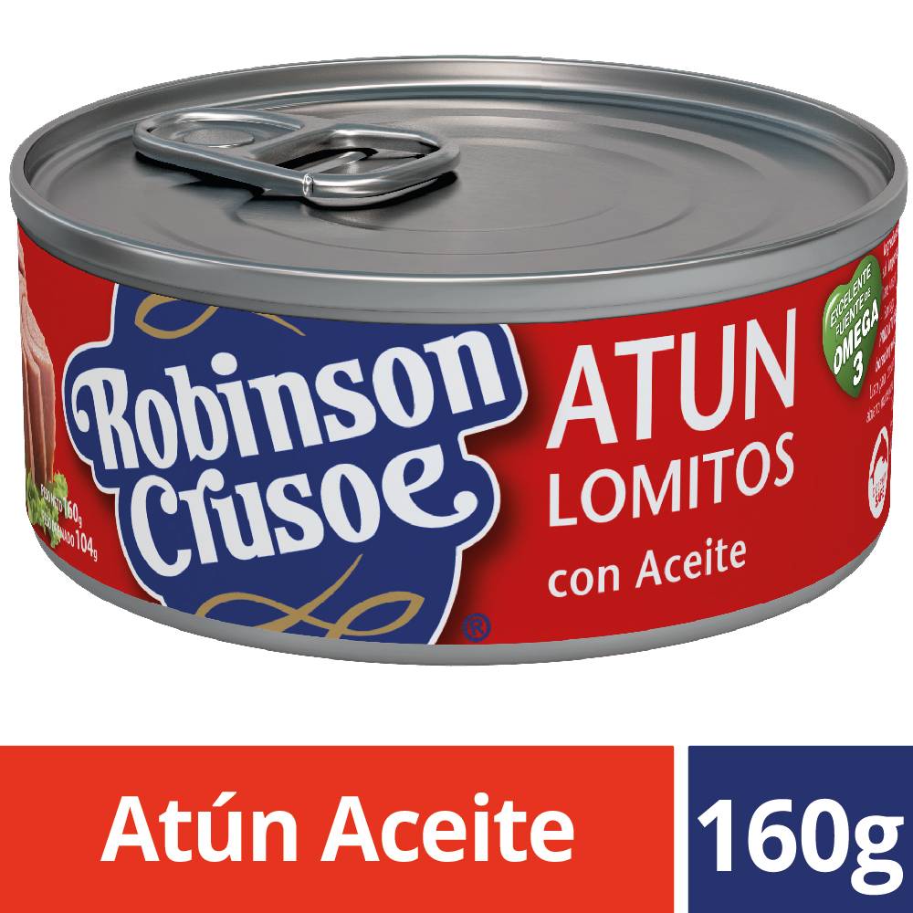 Robinson crusoe atún lomitos en aceite