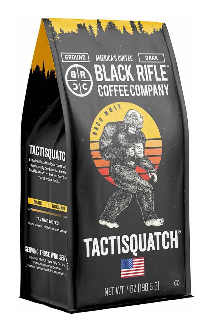 Black Rifle Coffee Company Tactisquatch Dark Roast Ground Coffee 7 Oz