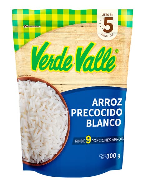 Verde Valle · Arroz precocido blanco (300 g)