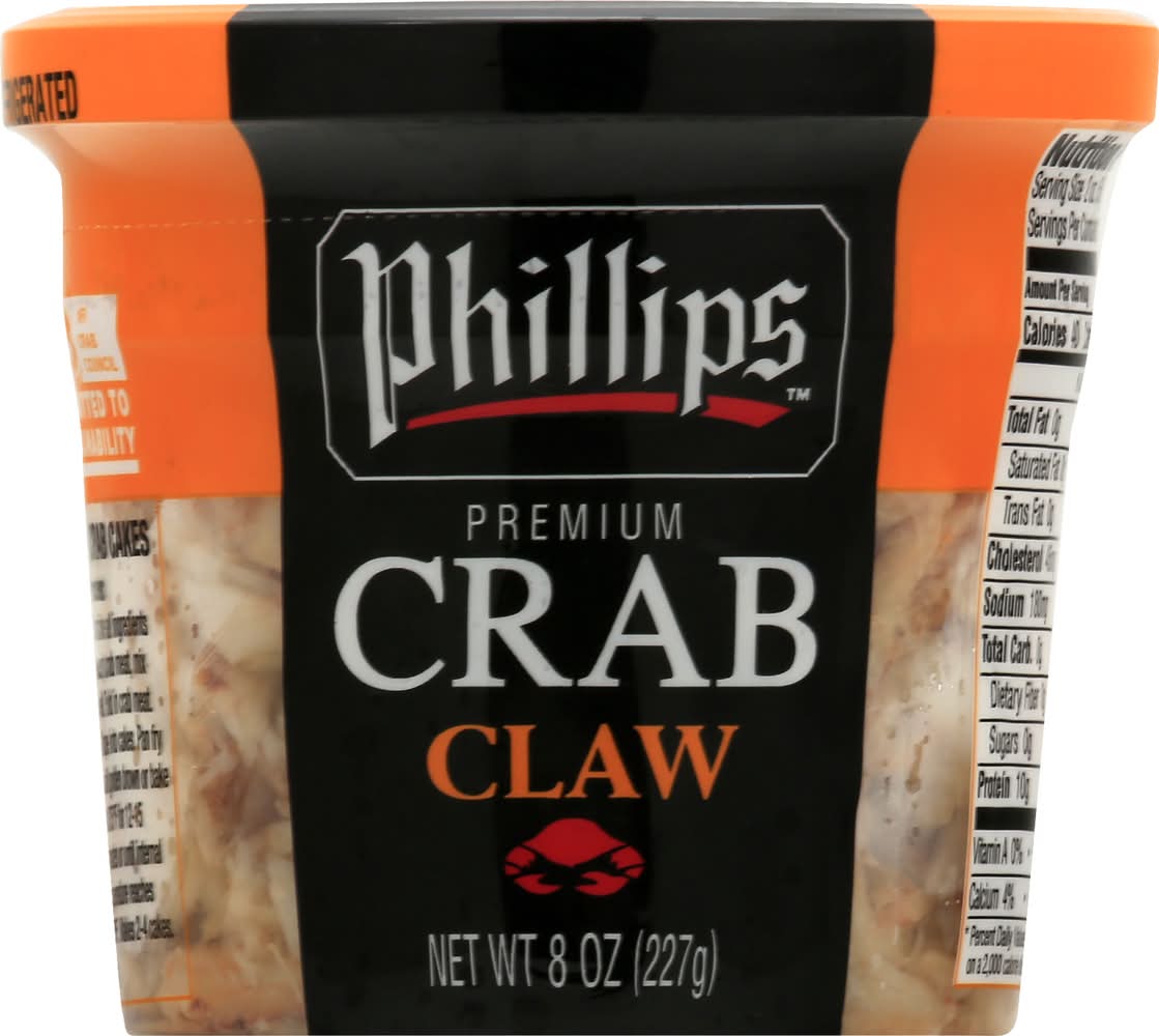 Phillips Foods Premium Claw Crab Meat (8 oz)