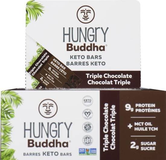 Hungry Buddha Keto Bars Triple Chocolate (40 g)