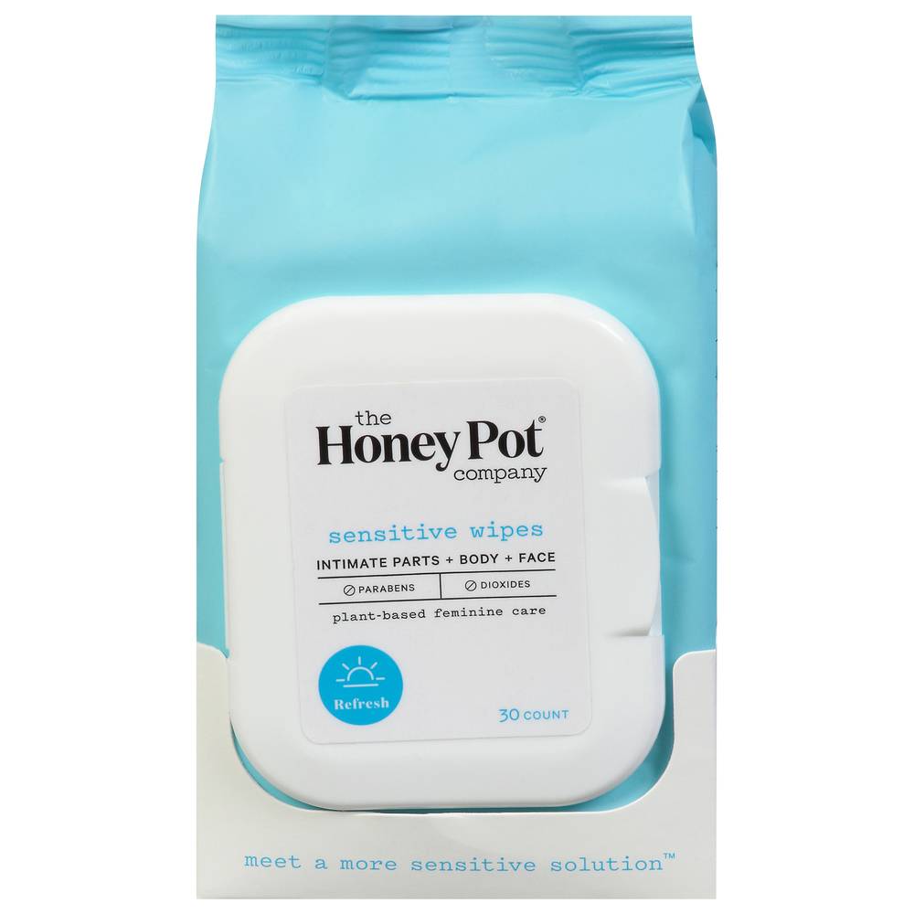 The Honey Pot Refresh Sensitive Wipes (30 ct)