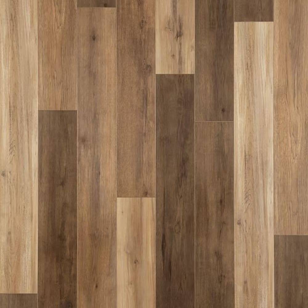 Style Selections Hickory Medley 12-mm T x 6-in W x 50-in L Water Resistant Wood Plank Laminate Flooring (17.07-sq ft / Carton) | L1003