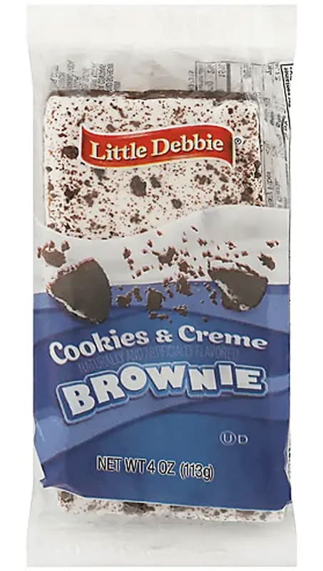 Little Debbie Cookies Cream Brownie