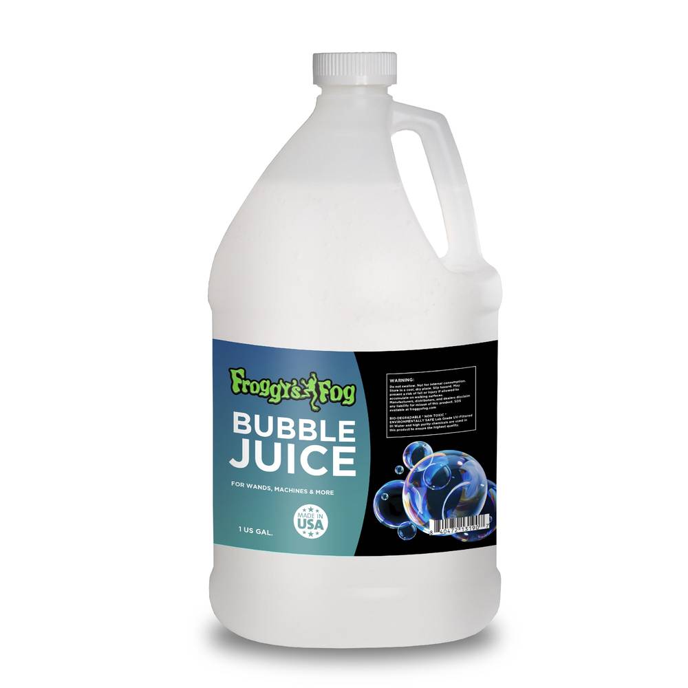 Froggy's Fog 1-Gallon Bubble Juice Bubble Fluid   | FRG-BU-1