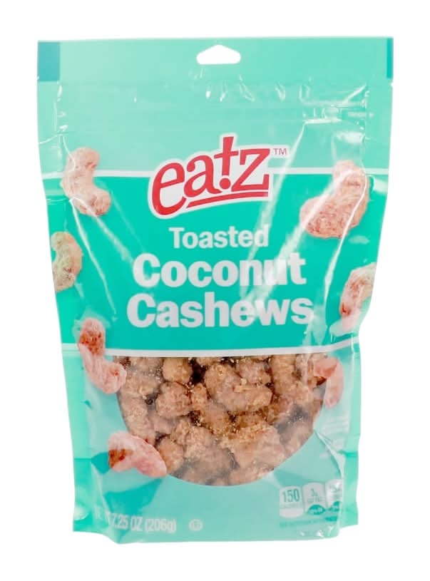Eatz Coconut Covered Cashews, 7.25 oz.