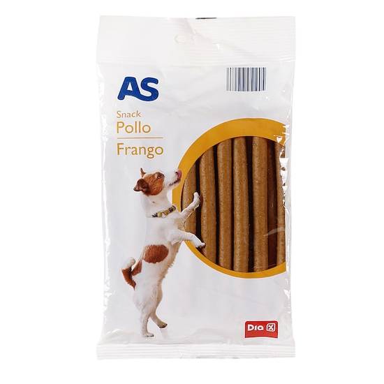 Snack para perros de pollo As bolsa 200 g