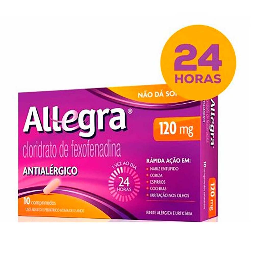 Sanofi allegra 120mg (10 comprimidos)