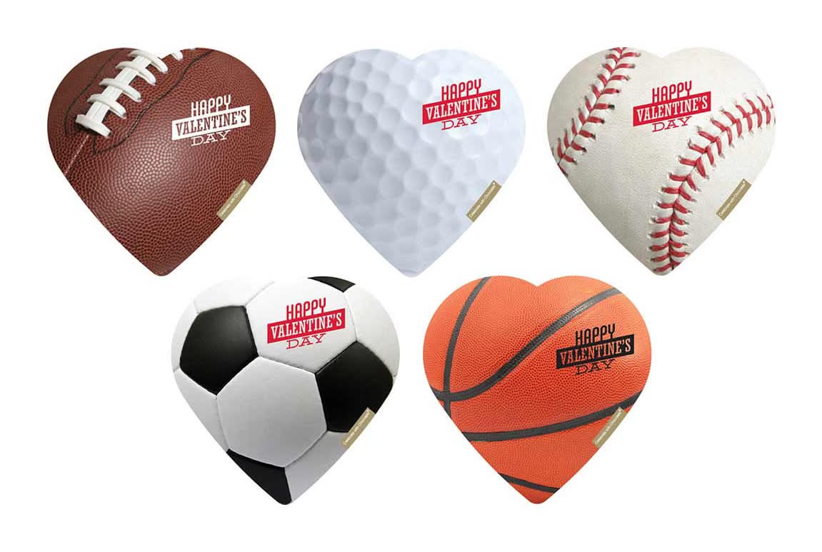 Elmer Chocolate Sports Themed Valentine's Candy Box (6.4 oz, 4 ct)