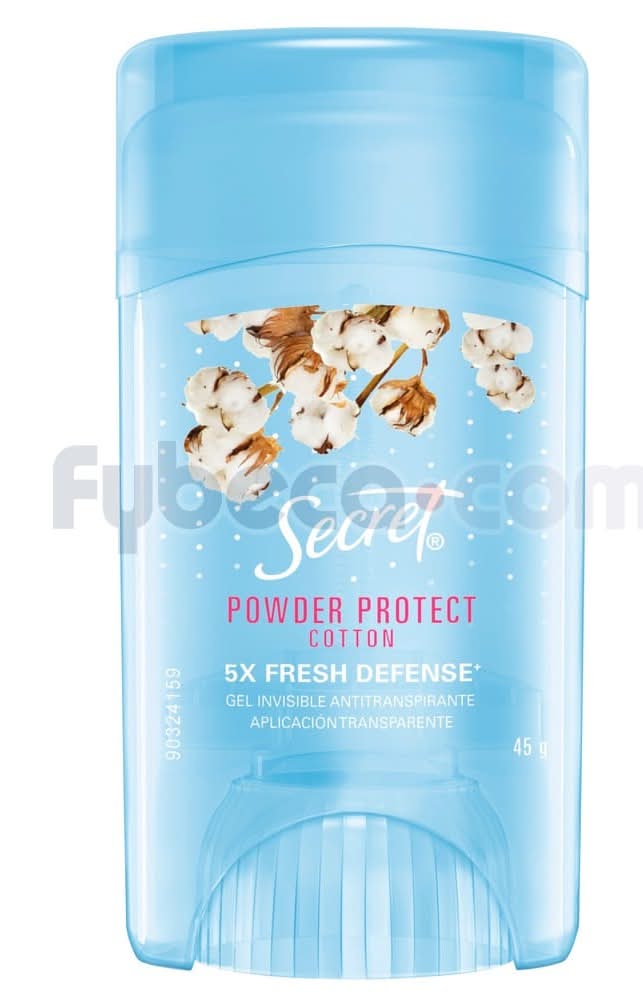 Antitranspirante Secret Gel Powder Protect 45Gr