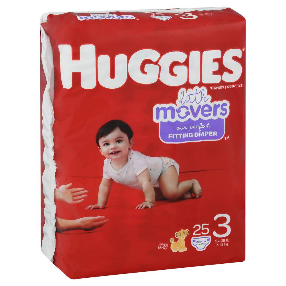 Huggies Little Movers Disney Baby Diapers Size 3