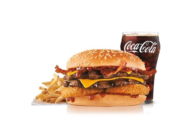 Double Western Bacon Cheeseburger® Combo