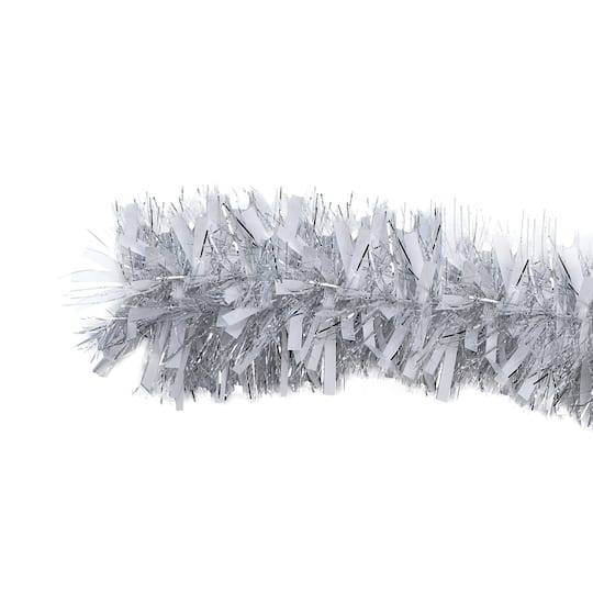 Ashland Tinsel Garland, 12 Ft, Silver