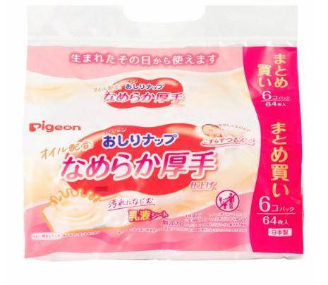おしりナップ　オイル配合　なめらか厚手仕上げ　６４枚６Ｐ:4902508272728