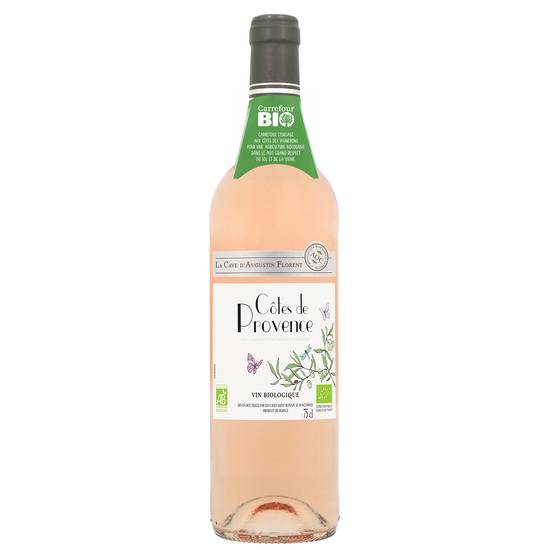 La Cave d'Augustin Florent - Vin rosé côtes de Provence bio (750 ml)
