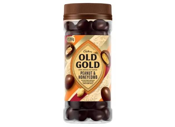 Cadbury Old Gold Dark Chocolate Coated Peanut & Honeycomb 280g