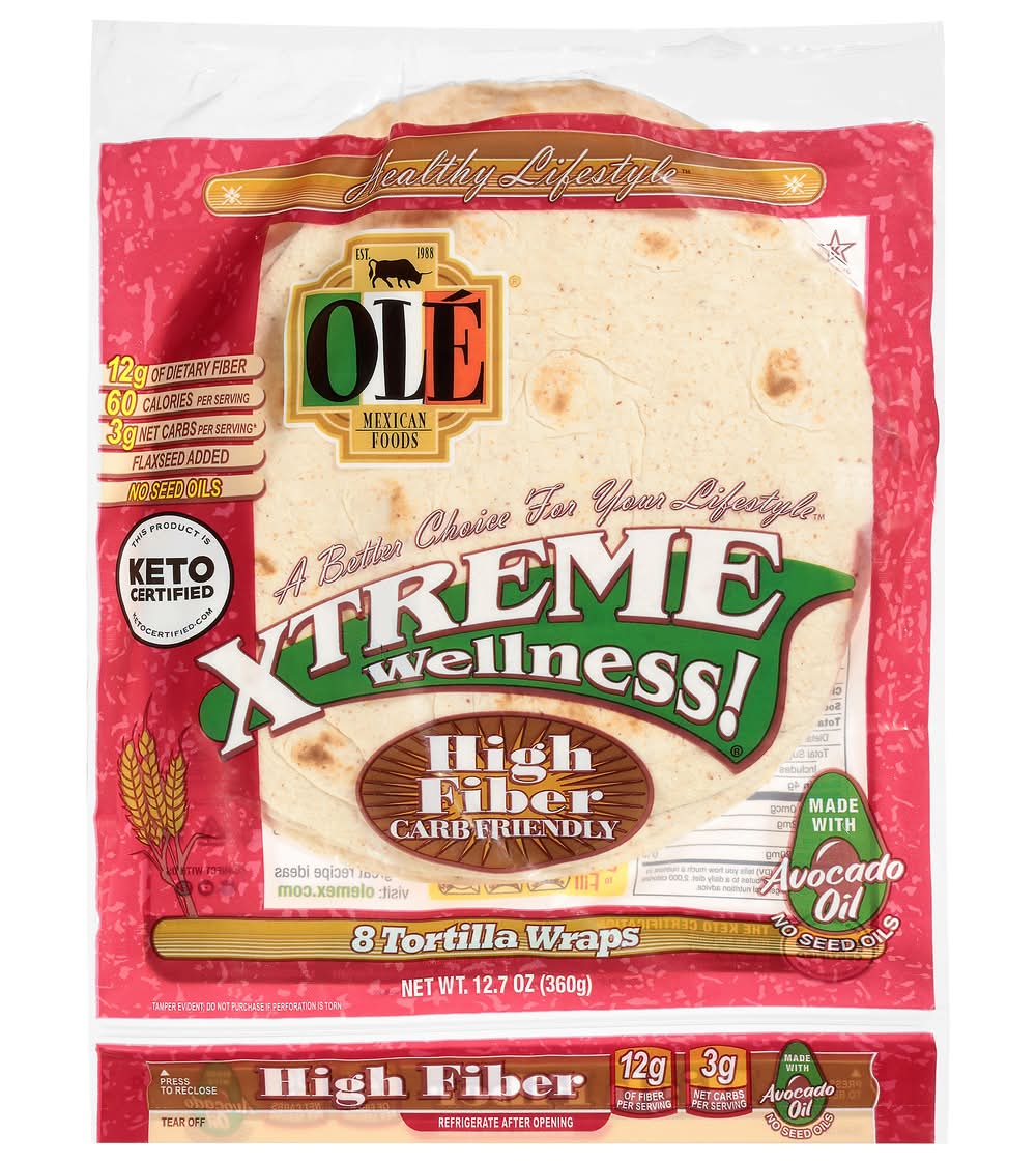 Ole Mexican Foods Xtreme Wellness Tortilla Wraps (12.7 oz, 8 ct)