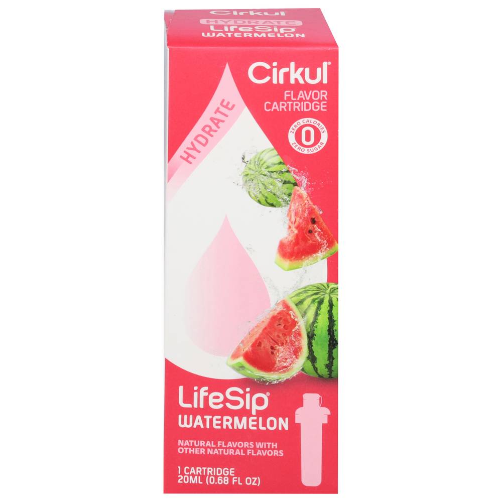 Cirkul Lifesip Hydrate Cartridge, Watermelon (0.68 fl oz)