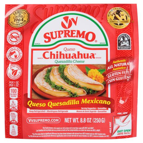 V&V Supremo Chihuahua Quesadilla Cheese