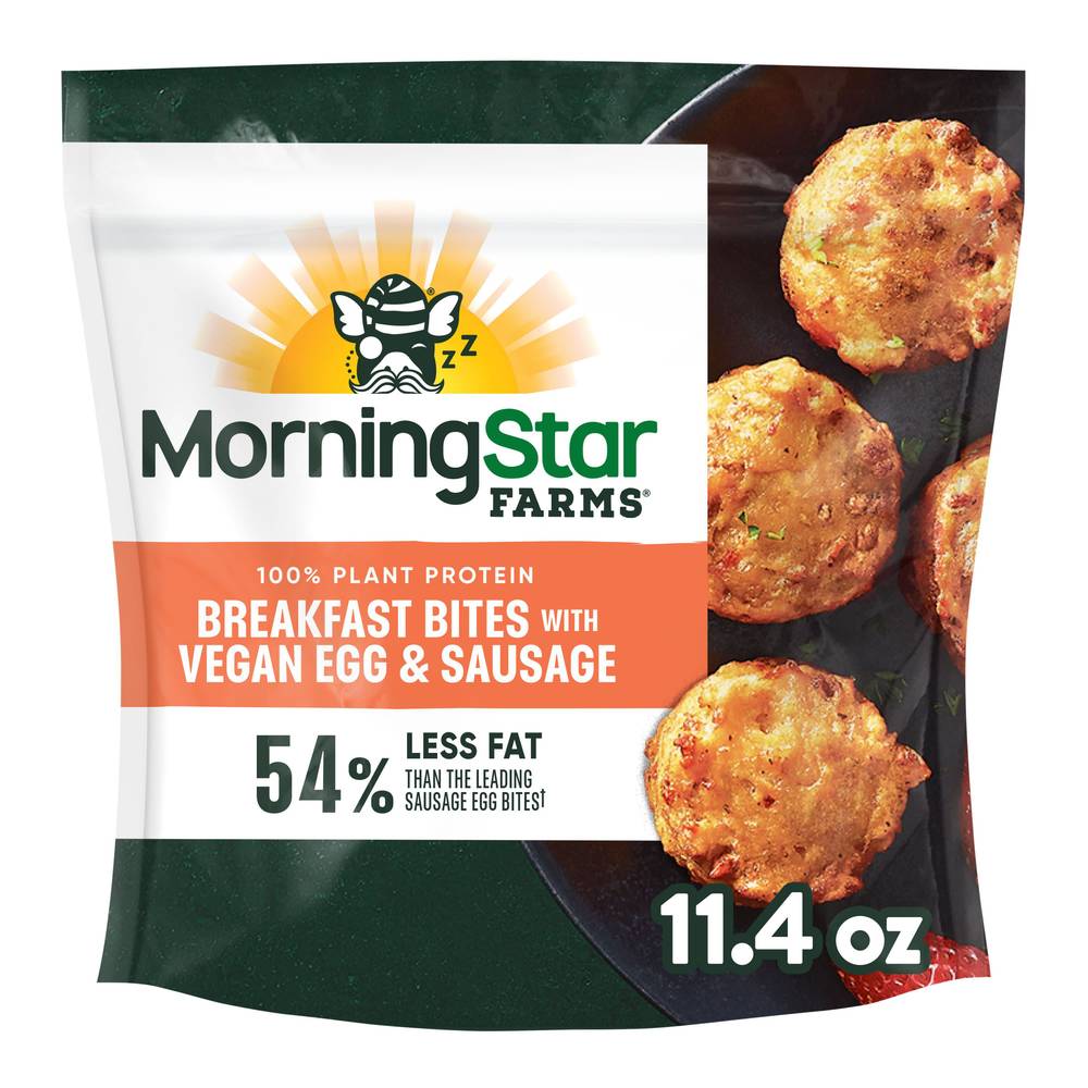 Morningstar Farms Meatless Breakfast Bites Vegan Egg and Sausage