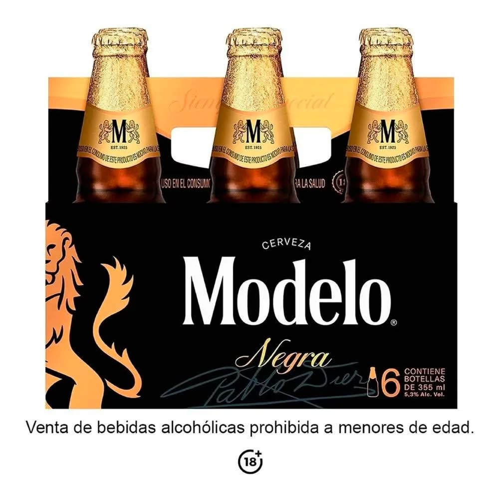 Modelo · Cerveza negra (6 x 355 ml)