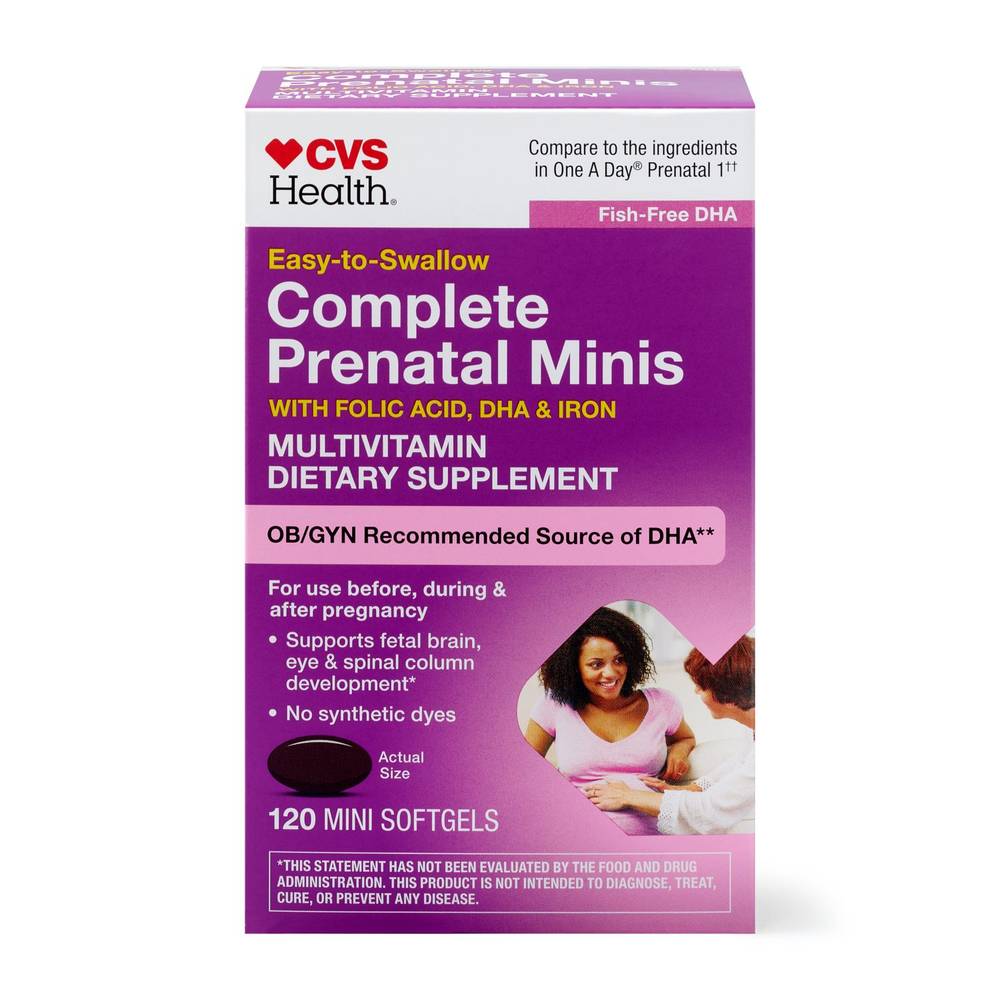 CVS Health Complete Prenatal Minis Softgels (120 ct)