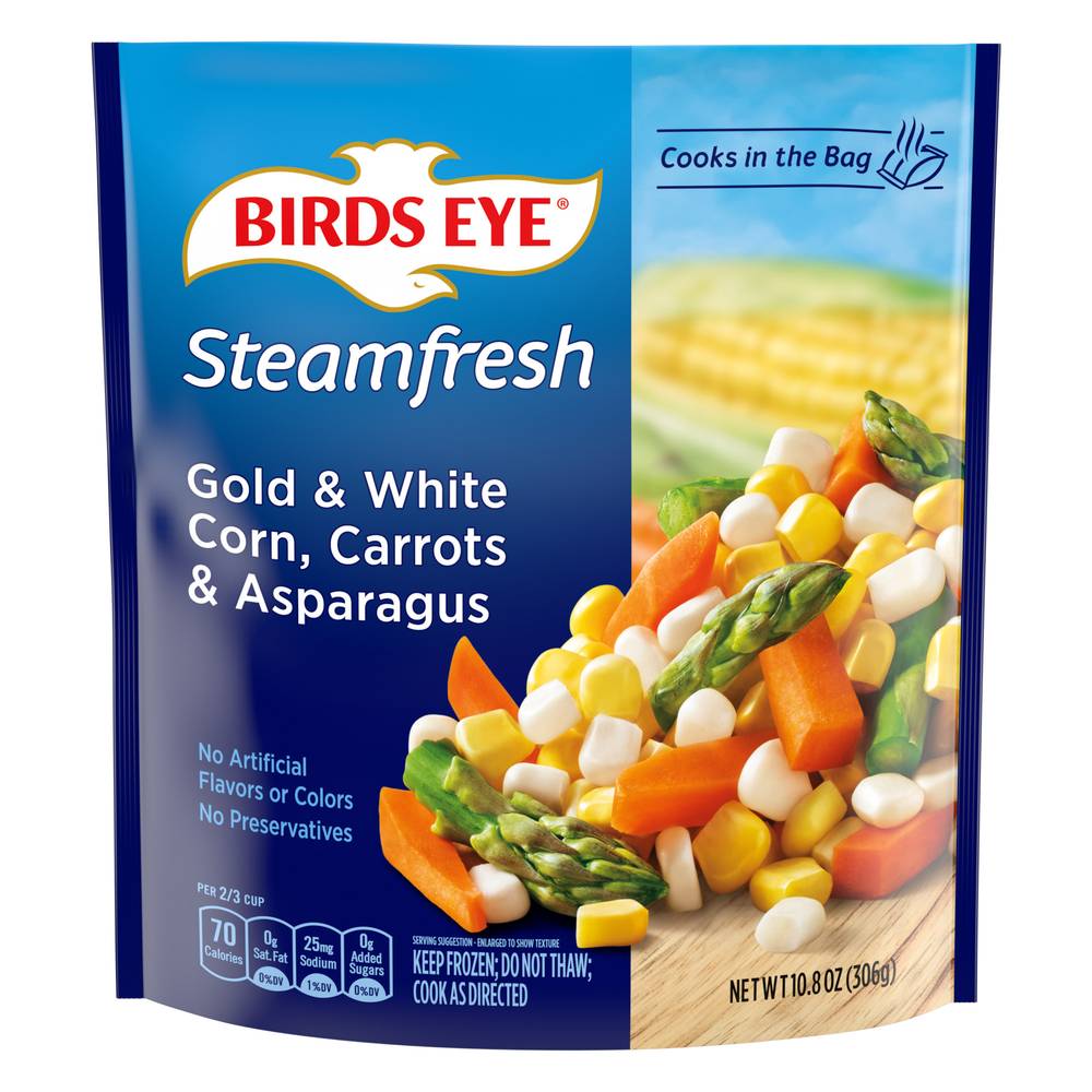 Birds Eye Gold & White Corn Carrots & Asparagus (10.8 oz)