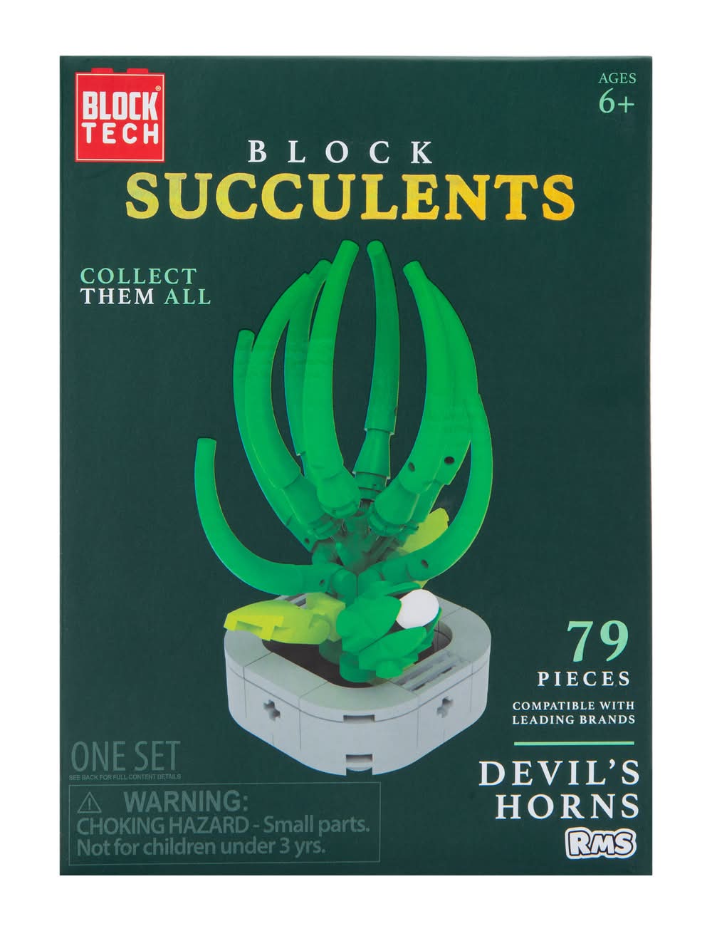 Block Tech® Succulents Block Set Devil Horns