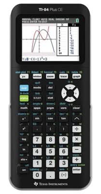 Texas Instruments Ti-84 Plu Graphing Calculator, Black