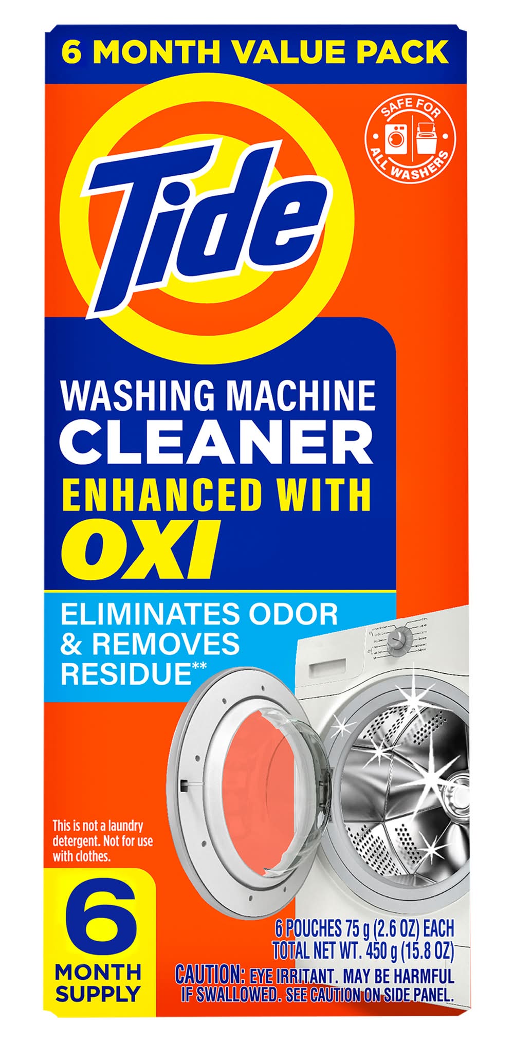 Tide Washing Machine Cleaner (2.6 oz, 6 ct)