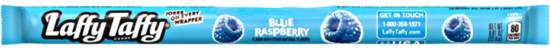 Laffy Taffy Blue Raspberry Candy 0.81oz Wrapper