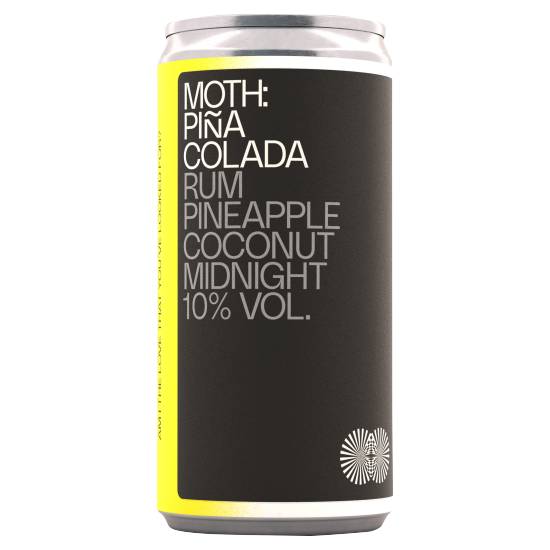 Moth Drinks Pineapple Coconut Midnight Colada Rum
