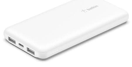 Belkin Usb C Portable Charger 10k Power Bank, White