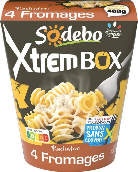 Sodebo box radiatori 4 fromages