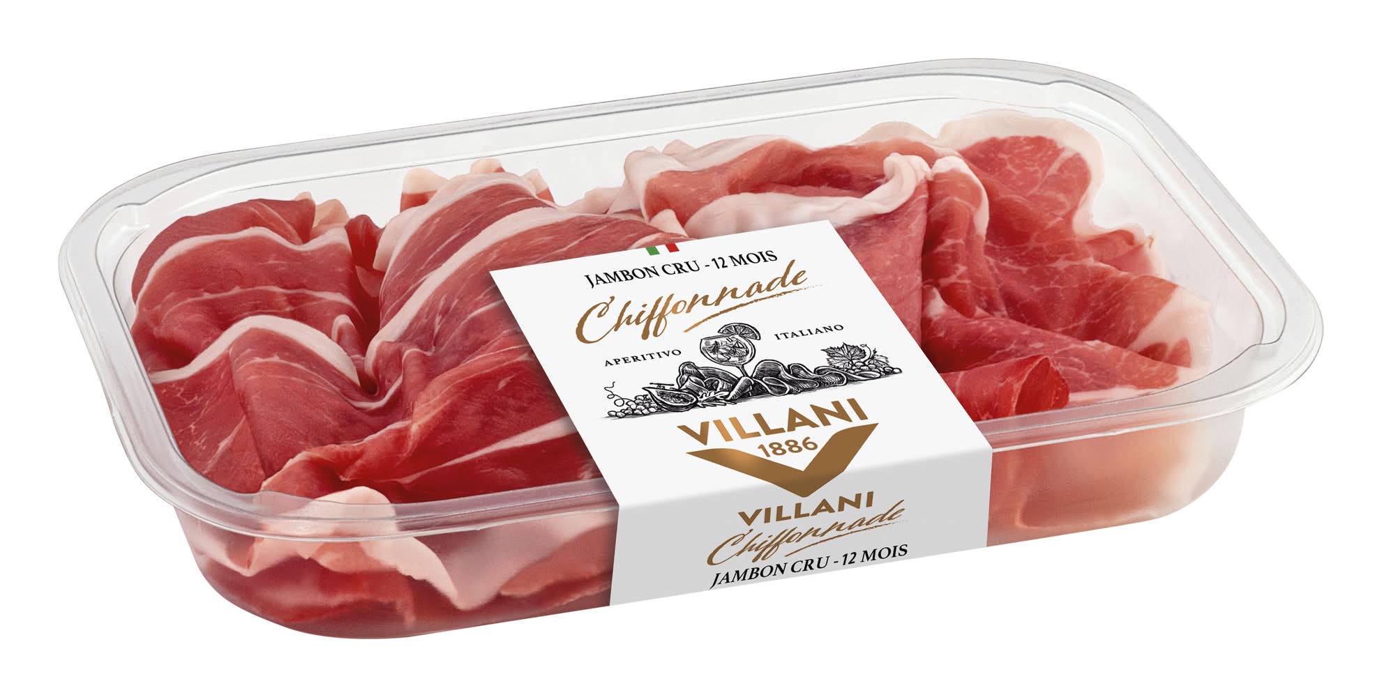 Villani - Chiffonnade de jambon cru 12 mois (80g)