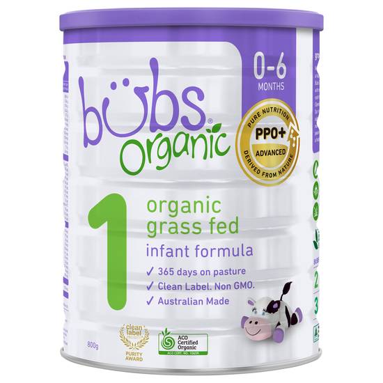 Bubs Organic Grass Fed 1 (0-6 months) Infant Formula